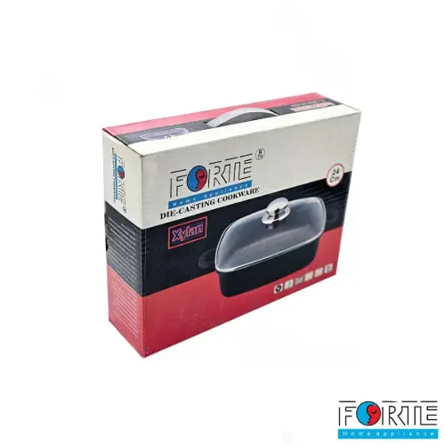تابه گرانیتی چهارگوش فورته Forte سایز 24