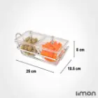 اردورخوری شیشه ای لیمون مربع 2 خانه 2106