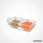 اردورخوری شیشه ای لیمون مربع 2 خانه 2106