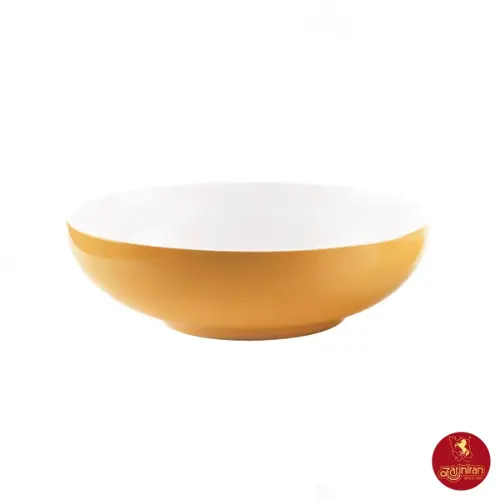 پیاله چینی زرین ایتالیا اف طرح نارنج سایز 26