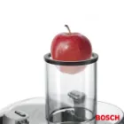 آبمیوه گیری بوش دارای سایز دهانه ورودی به اندازه یک سیب کامل