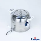 کتری استیل 5 لیتر با قوری چینی طرح ترک یونیک UN-7295