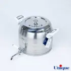 کتری استیل 5 لیتر با قوری چینی طرح ترک یونیک UN-7295