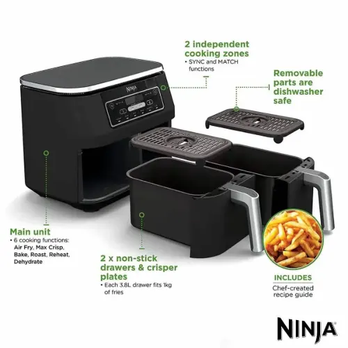 کیفیت و کارایی سرخ کن بدون روغن نینجا