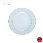 بشقاب پیش دستی چینی زرین ایتالیا اف طرح سپید صدف سایز 19