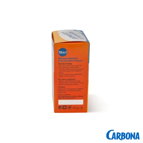 پودر جرم گیر ماشین لباسشویی و ظرفشویی 10 در 1 کربونا Carbona بسته 5 عددی