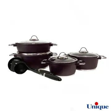 سرویس قابلمه یونیک مونیخ بورگاندی 11 پارچه UN-7828