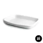 دیس لازانیا چینی زرین Zi سایز ۴۰ سفید