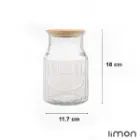 بانکه درب چوبی 1.2 لیتری لیمون 2261