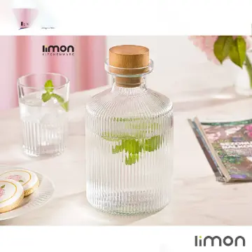 بطری آب درب چوبی 1.350 لیتر لیمون 2217