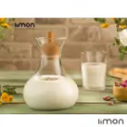 بطری آب درب چوبی 950 میلی لیتر لیمون 2268