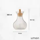 بطری آب درب چوبی 950 میلی لیتر لیمون 2268