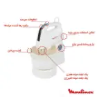جزئیات همزن کاسه‌ دار مولینکس500 وات مدل HM615