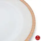 بشقاب پیش دستی چینی زرین ایتالیا اف طرح ریوا طلایی سایز 19