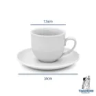 سرویس چای خوری چینی هتلی تقدیس 12 پارچه