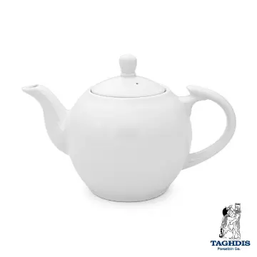 قوری گرد سفید تقدیس سایز 8