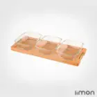 اردورخوری چوبی کوچک لیمون 3 خانه 2245