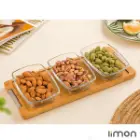 اردورخوری چوبی کوچک لیمون 3 خانه 2245