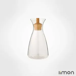 بطری آب درب چوبی 1 لیتری لیمون 2269