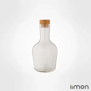 بطری آب درب چوبی 1.5 لیتری لیمون 2272