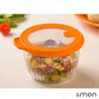 کاسه گرد شیشه‌ای 470 میلی لیتر لیمون 2221
