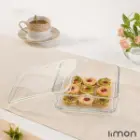 ظرف شیشه ای دربدار لیمون 2154