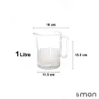 پارچ شیشه ای شیاردار لیمون 2228