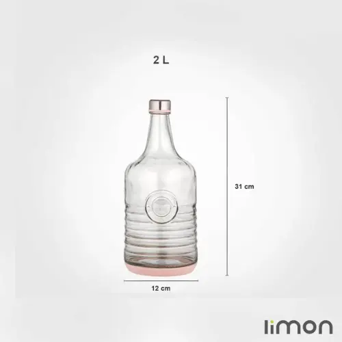 بطری روستیک درب استیل 2 لیتر لیمون 2018