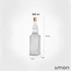 بطری 4 گوش درب چوب پنبه ای کوتاه لیمون 1892