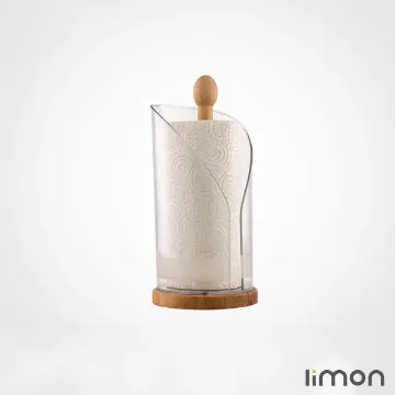 جا دستمال رولی چوبی لیمون 2254