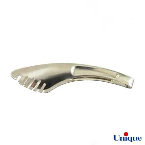 انبر سالاد یونیک استیل هلالی کد UN-3413