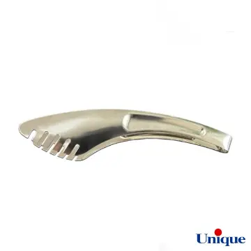 انبر سالاد یونیک استیل هلالی کد UN-3413
