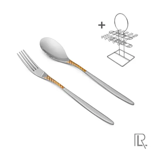 سرویس قاشق چنگال رزنتال 38 پارچه رومیزی مدل 1188G