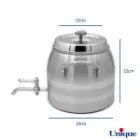 کتری یونیک استیل شیردار ۶ لیتر مدل UN-7222