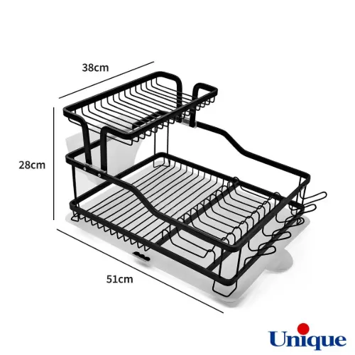 آبچکان دو طبقه آلومینیوم یونیک مشکی UN-2652