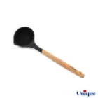 کفگیر و ملاقه یونیک سیلیکونی دسته چوبی UN-1170