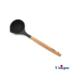 کفگیر و ملاقه یونیک سیلیکونی دسته چوبی UN-1170