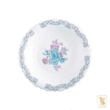 بشقاب گود 225 پارس اپال طرح نلی آبی کد 180