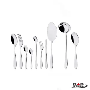 سرویس 57 پارچه ناب استیل مدل ورونا
