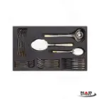 سرویس 86 پارچه ناب استیل مدل ورونا