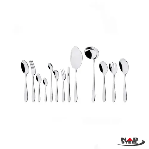 سرویس قاشق چنگال 116 پارچه ناب استیل مدل ورونا