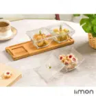 اردور خوری مربع دربدار 3 خانه پایه چوبی 2242