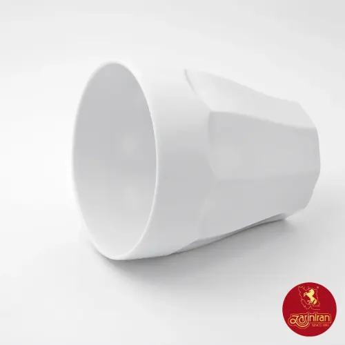 جا یخی چینی زرین نئوکلاسیک سفید
