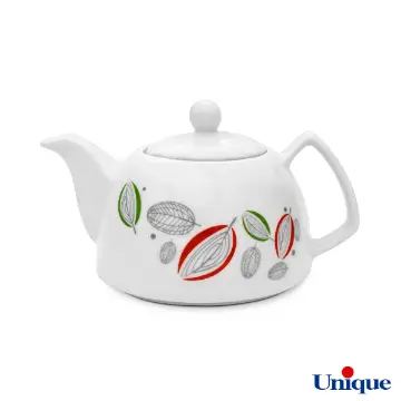 قوری چینی یونیک مدل برگ UN-7542