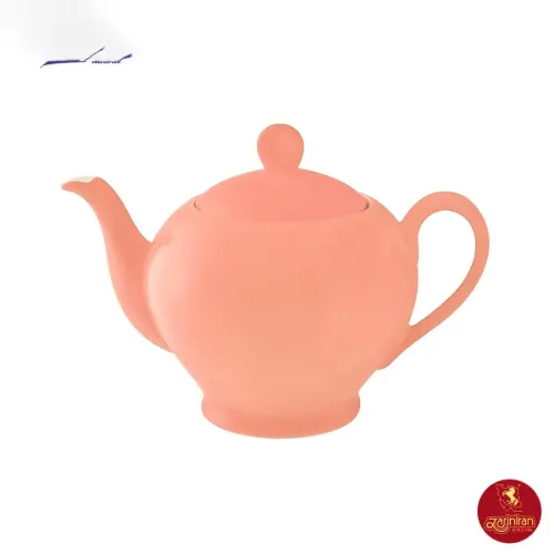 قوری چینی زرین ایتالیا اف سایز 8 طرح ماربل