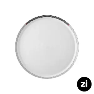 بشقاب تخت چینی زرین Zi فرم اس وگاس قرمز سایز 21