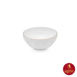 پیاله چینی زرین نئوکلاسیک طرح زرین رزگلد سایز 11
