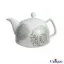 قوری چینی یونیک مدل ماندالا سیلور UN-7542