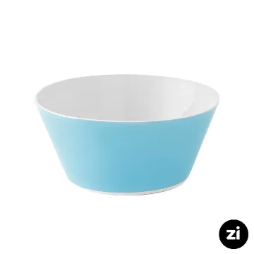 پیاله چینی زرین Zi فرم اس پاستل آبی سایز 24