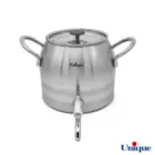 کتری و قوری یونیک استیل شیر دار 4 لیتر UN-7224 دسته استیل